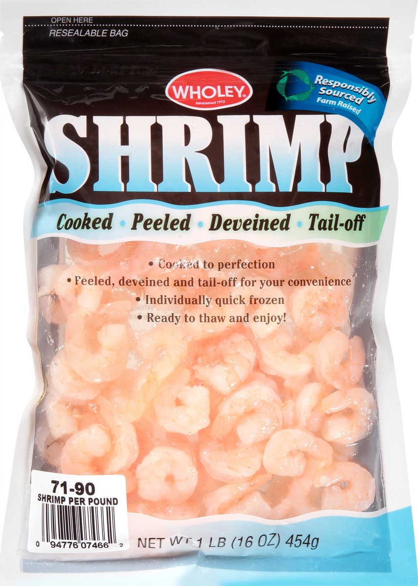 slide 8 of 13, Wholey Cooked Shrimp 1 lb, 1 lb