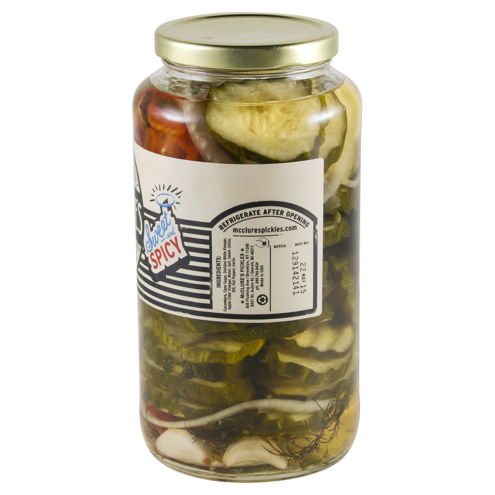 slide 3 of 13, McClure's Sweet Spicy Pickles, 32 oz