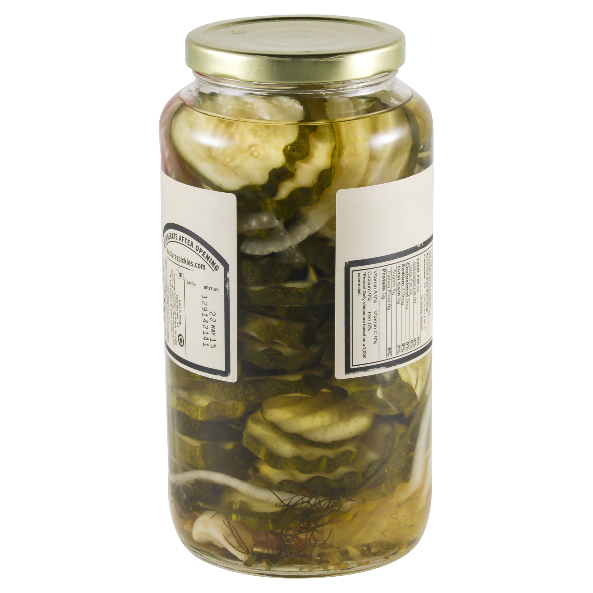 slide 6 of 13, McClure's Sweet Spicy Pickles, 32 oz