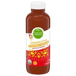 Simple Truth Organic Strawberry Lemon Kombucha - 16 fl oz
