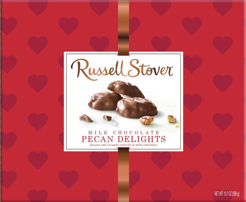 slide 1 of 1, Russell Stover Milk Chocolate Pecan Delights, 13.7 oz