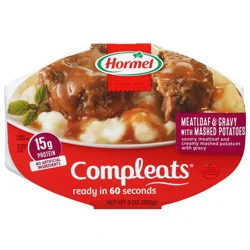 Hormel Compleats Meatloaf & Gravy with Mashed Potatoes 9 oz