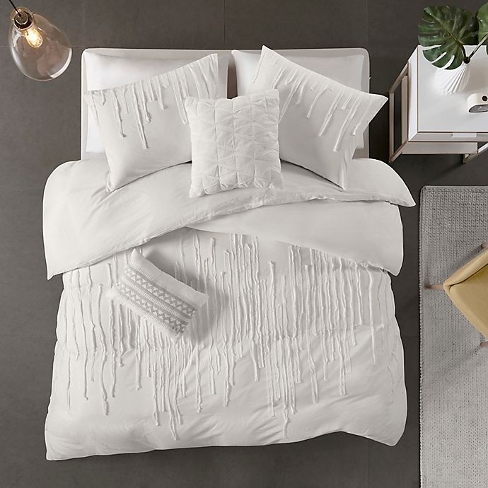 slide 2 of 9, Urban Habitat Paloma King/California King Duvet Cover Set - Ivory, 1 ct