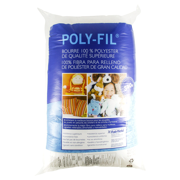 slide 1 of 2, Fairfield Poly Fil Fiber 100% Polyester, 12 oz