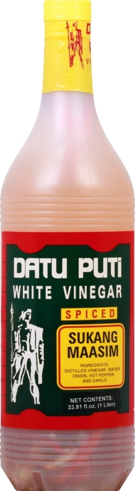 slide 1 of 1, Datu Puti Spiced Sukang Maasim White Vinegar, 33.81 fl oz