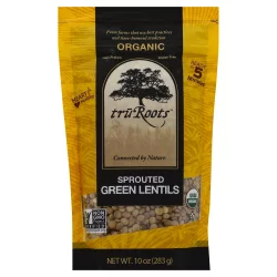 TruRoots Green Lentils, Organic, Sprouted