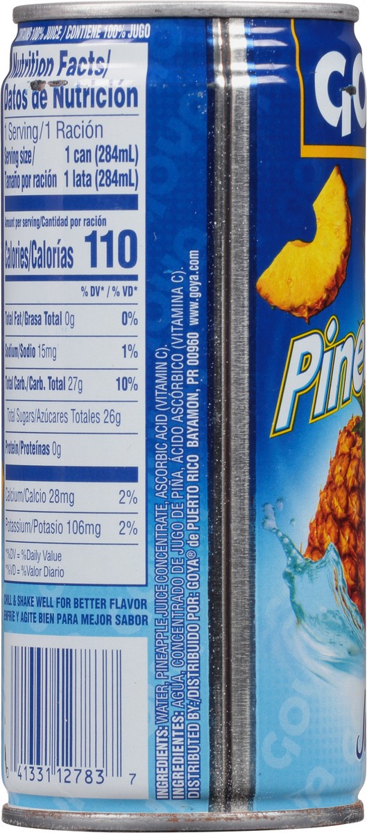 slide 7 of 9, Goya Pineapple Juice - 9.6 fl oz, 9.6 fl oz