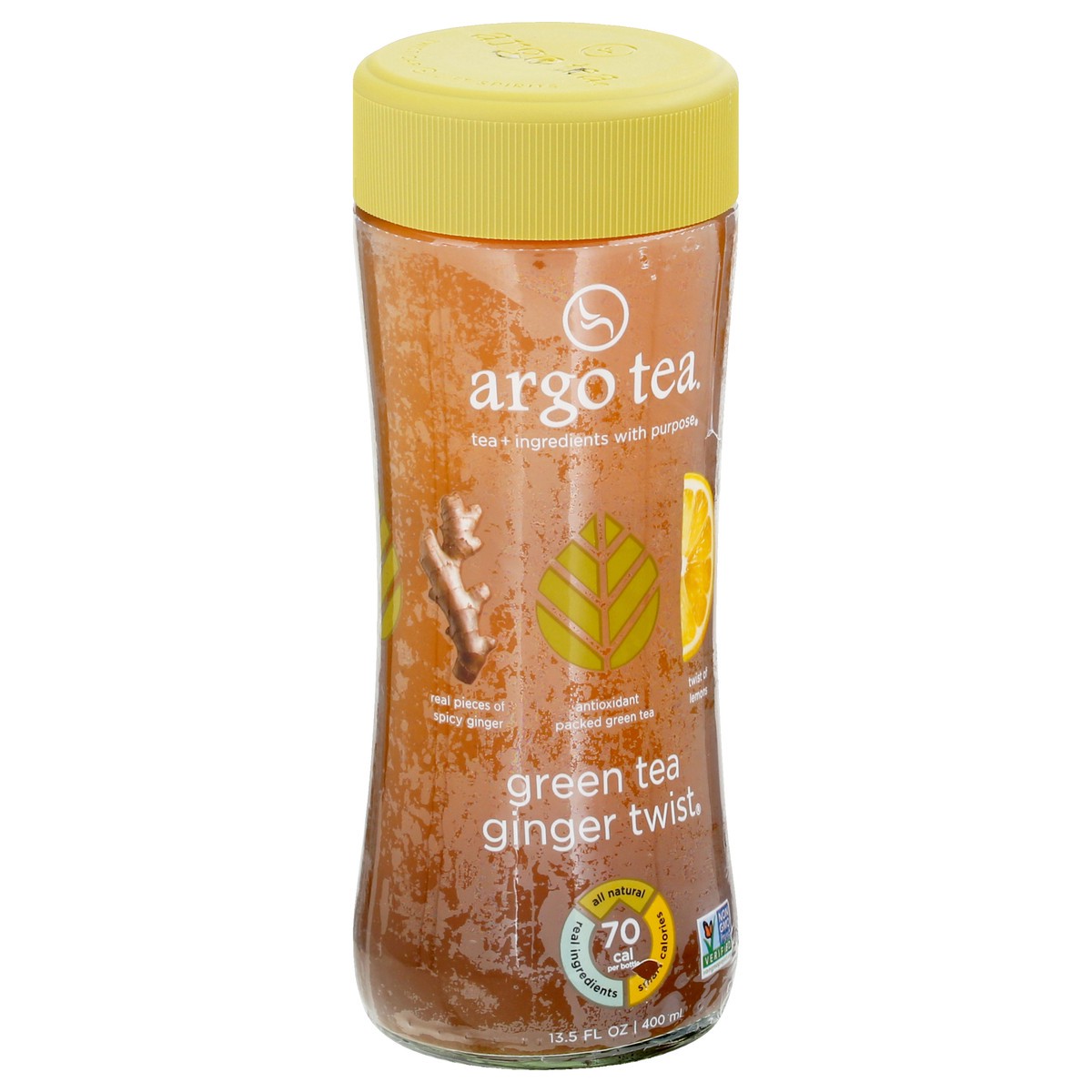 slide 2 of 12, Argo Tea Ginger Twist Green Tea - 13.5 oz, 13.5 oz