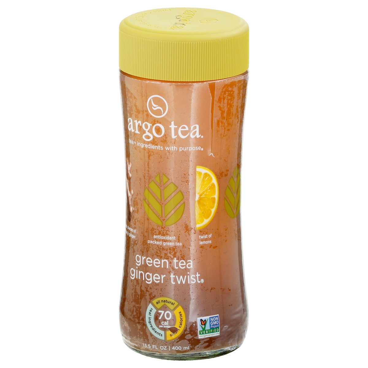 slide 5 of 12, Argo Tea Ginger Twist Green Tea - 13.5 oz, 13.5 oz