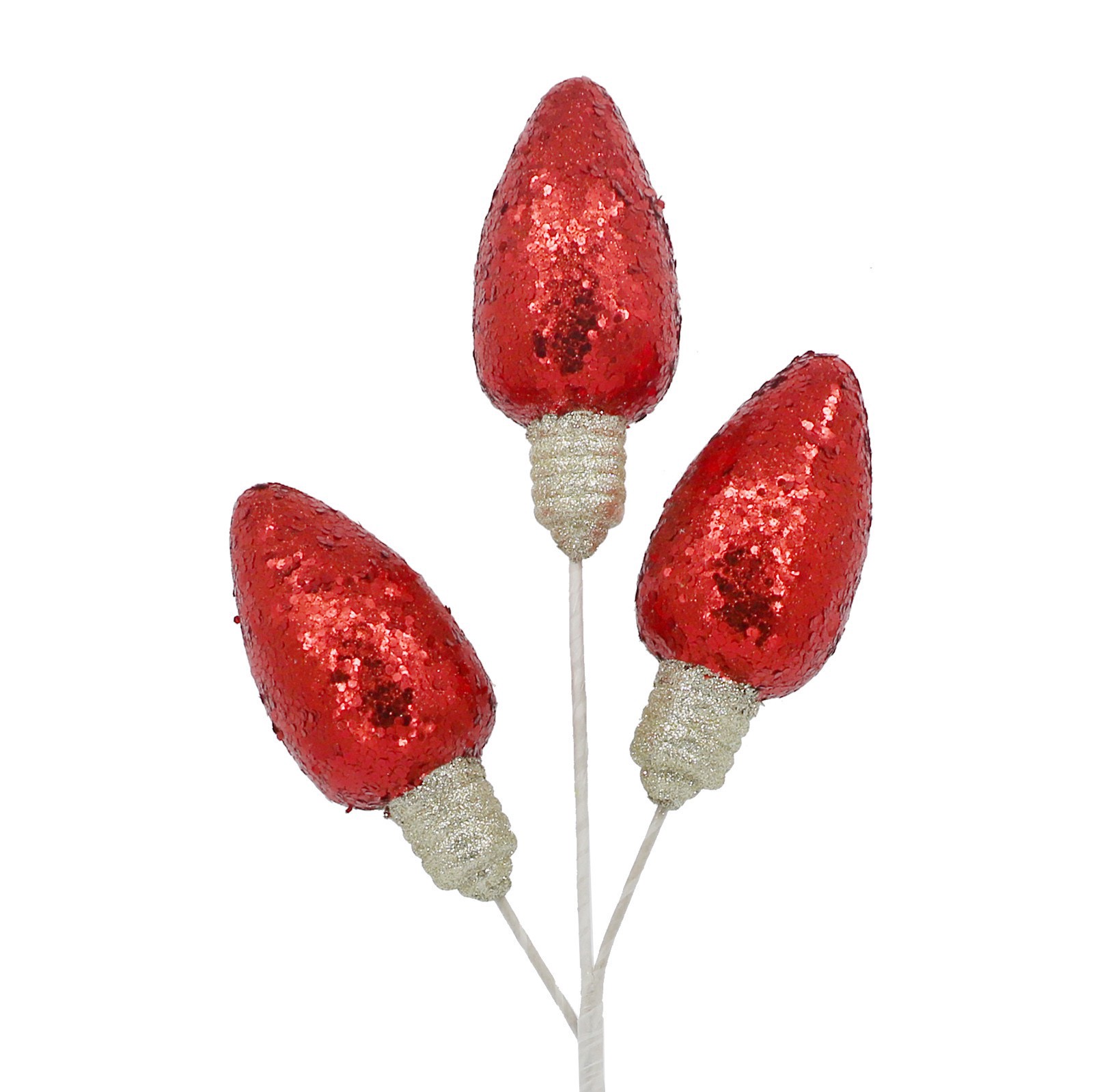 slide 2 of 2, 28" Glitter Light Bulbs Stem By Ashland, 28 in