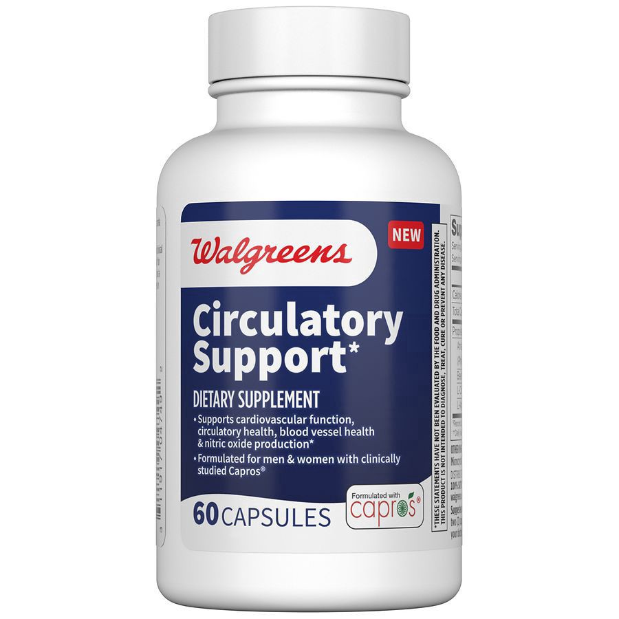 slide 1 of 5, Walgreens Circulatory Support, 60 ct