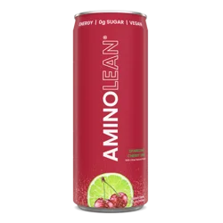 AminoLean Sparkling Cherry Lime Energy Drink 12 fl oz