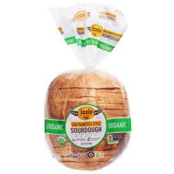 Izzio Artisan Bakery Organic San Francisco Style Sourdough Boule 24 oz