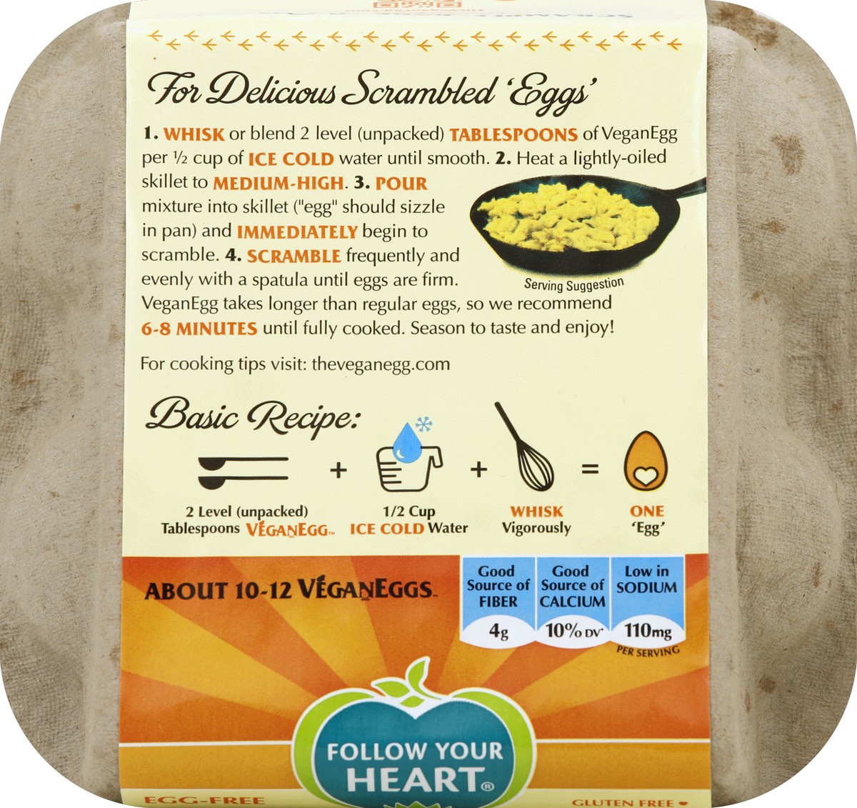 slide 3 of 5, Follow Your Heart VeganEgg 4 oz, 4 oz