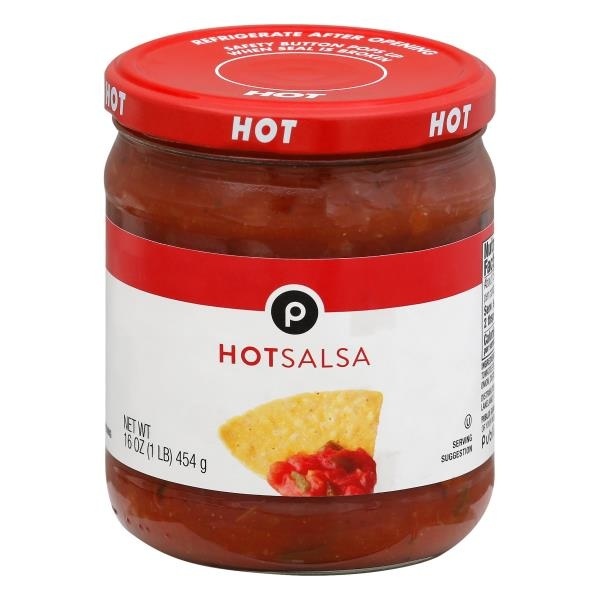 slide 1 of 1, Publix Hot Salsa, 16 oz