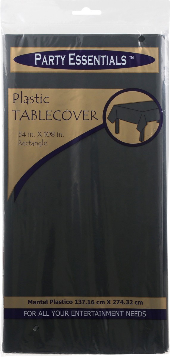 slide 5 of 6, Party Essentials Tablecover Rectangle Plastic, 