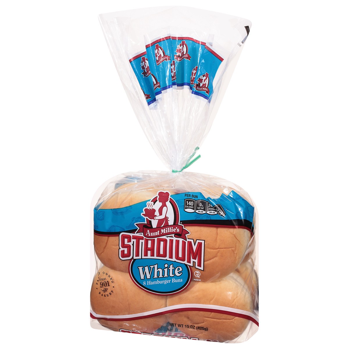 slide 7 of 9, Aunt Millie's Stadium White Hamburger Buns, 8 ct