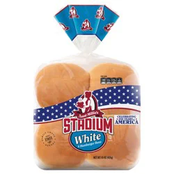 Aunt Millie's Stadium White Hamburger Buns 8 ea