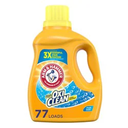 Arm & Hammer + OxiClean Liquid Laundry Detergent, 100 oz