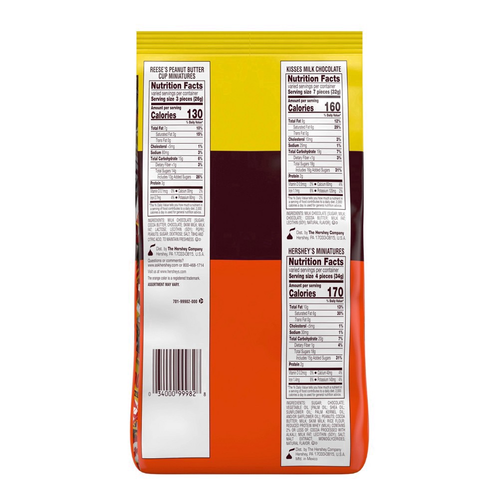 slide 84 of 89, HERSHEY'S and REESE'S Assorted Chocolate Flavored Candy Party Pack, 35 oz, 35 oz