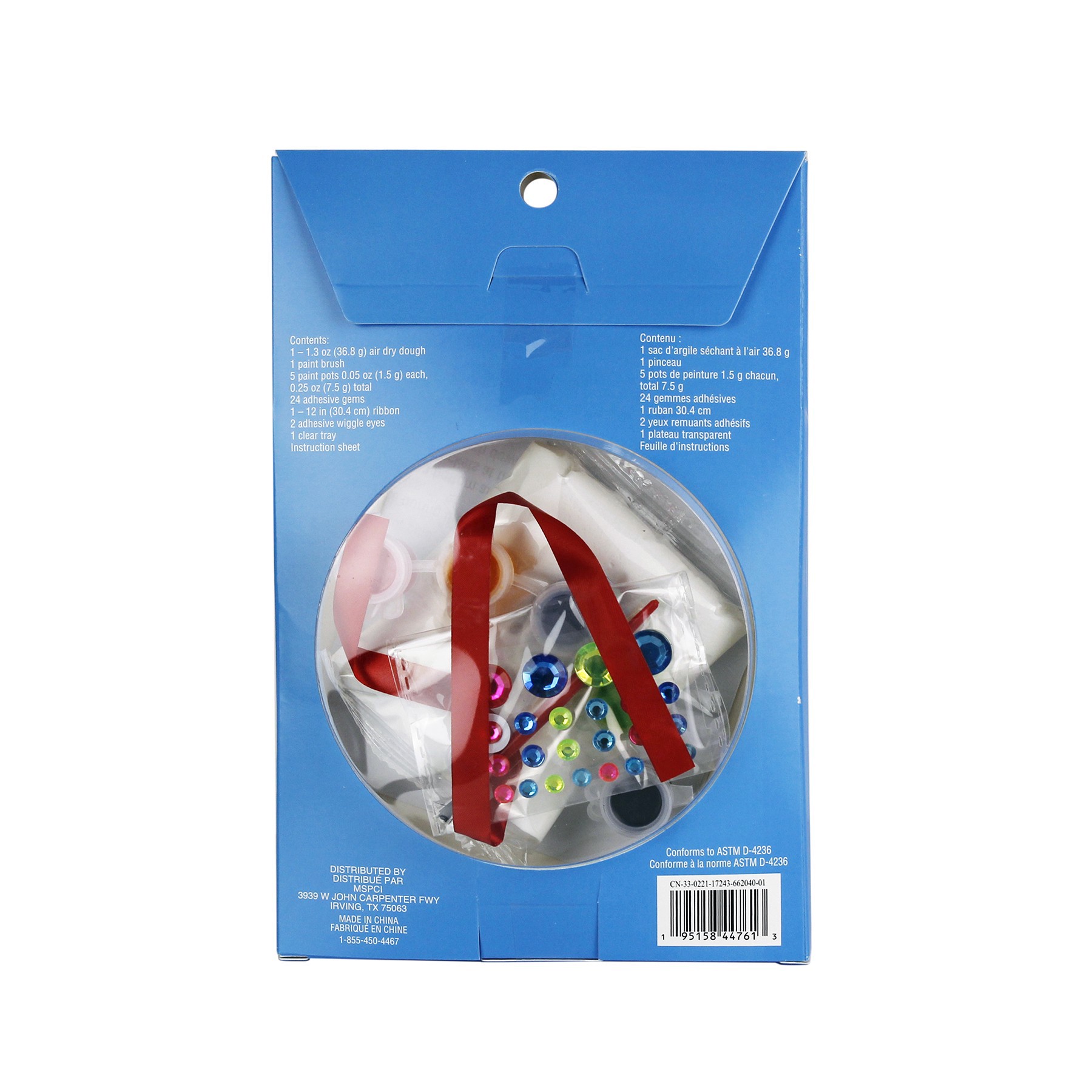 slide 2 of 5, Clay Handprint Ornament Kit By Creatology, makes 1 ornament