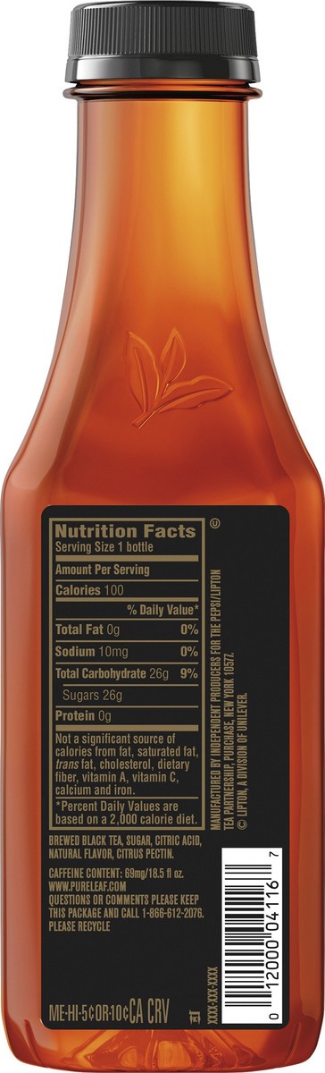 slide 3 of 4, Pure Leaf Peach Brewed Tea - 18.5 oz, 18.5 oz