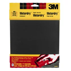 3M Wetordry Sandpaper 5 Pack