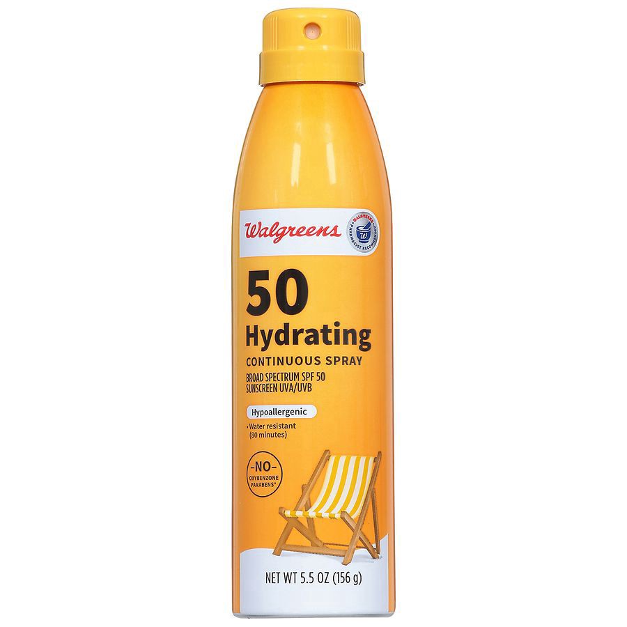 slide 1 of 3, Walgreens Sun Moist Spray SPF 50, 5.5 oz