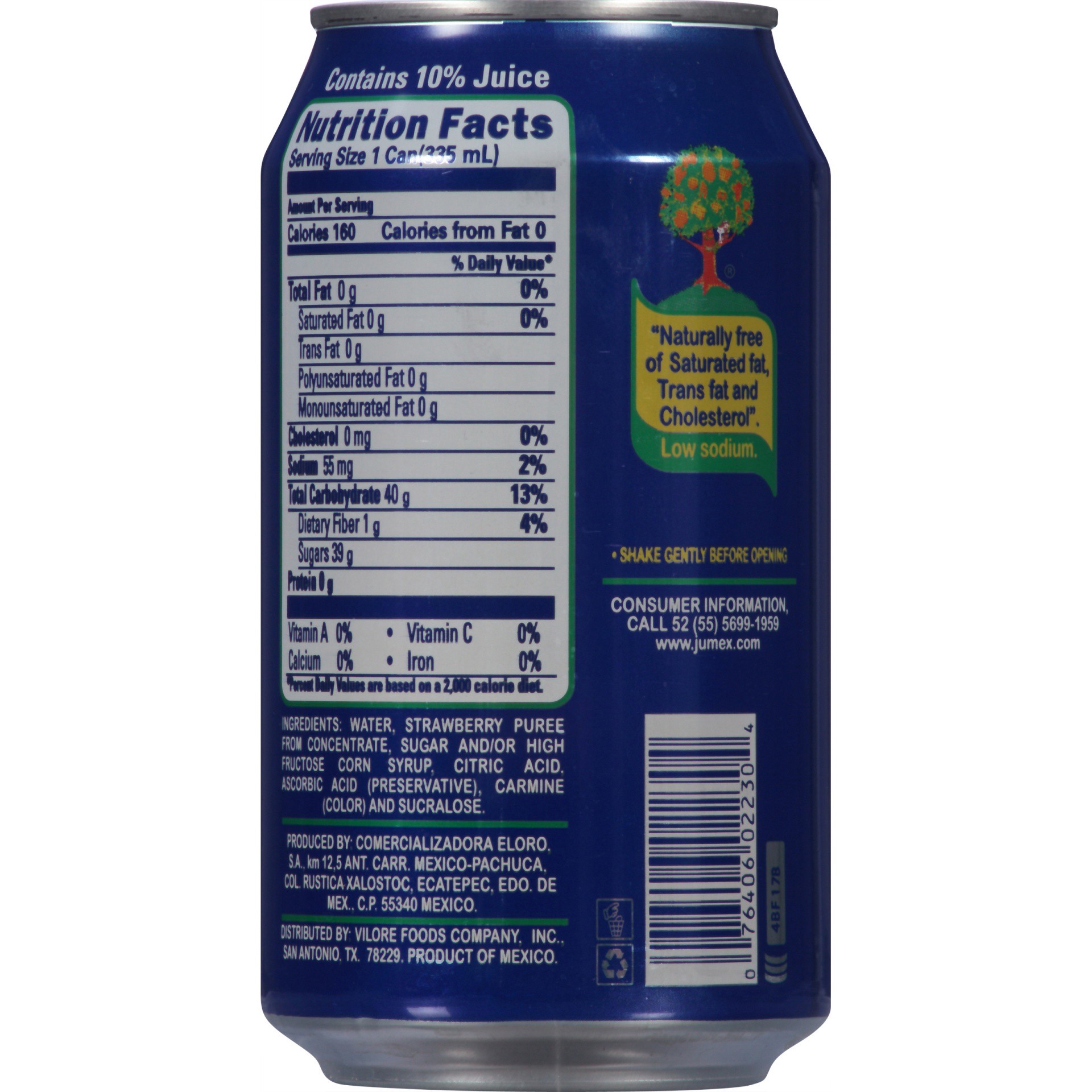 slide 3 of 6, Jumex Strawberry Nectar from Concentrate 11.3 fl oz, 11.30 fl oz