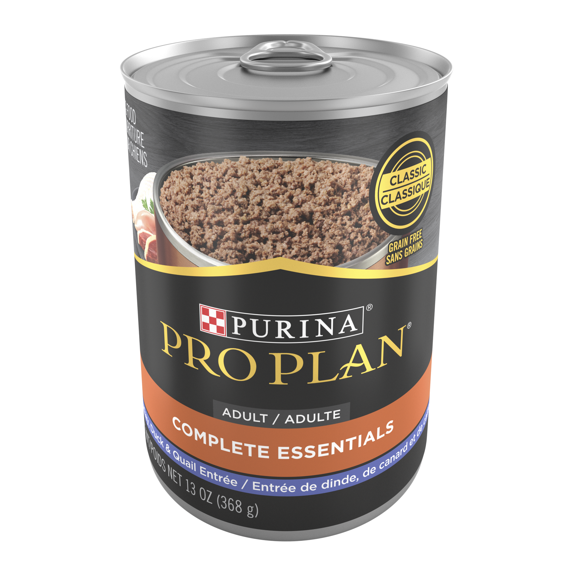 slide 1 of 2, Purina Pro Plan Grain Free Wet Dog Food, Turkey, Duck and Quail Entree, 1 ct