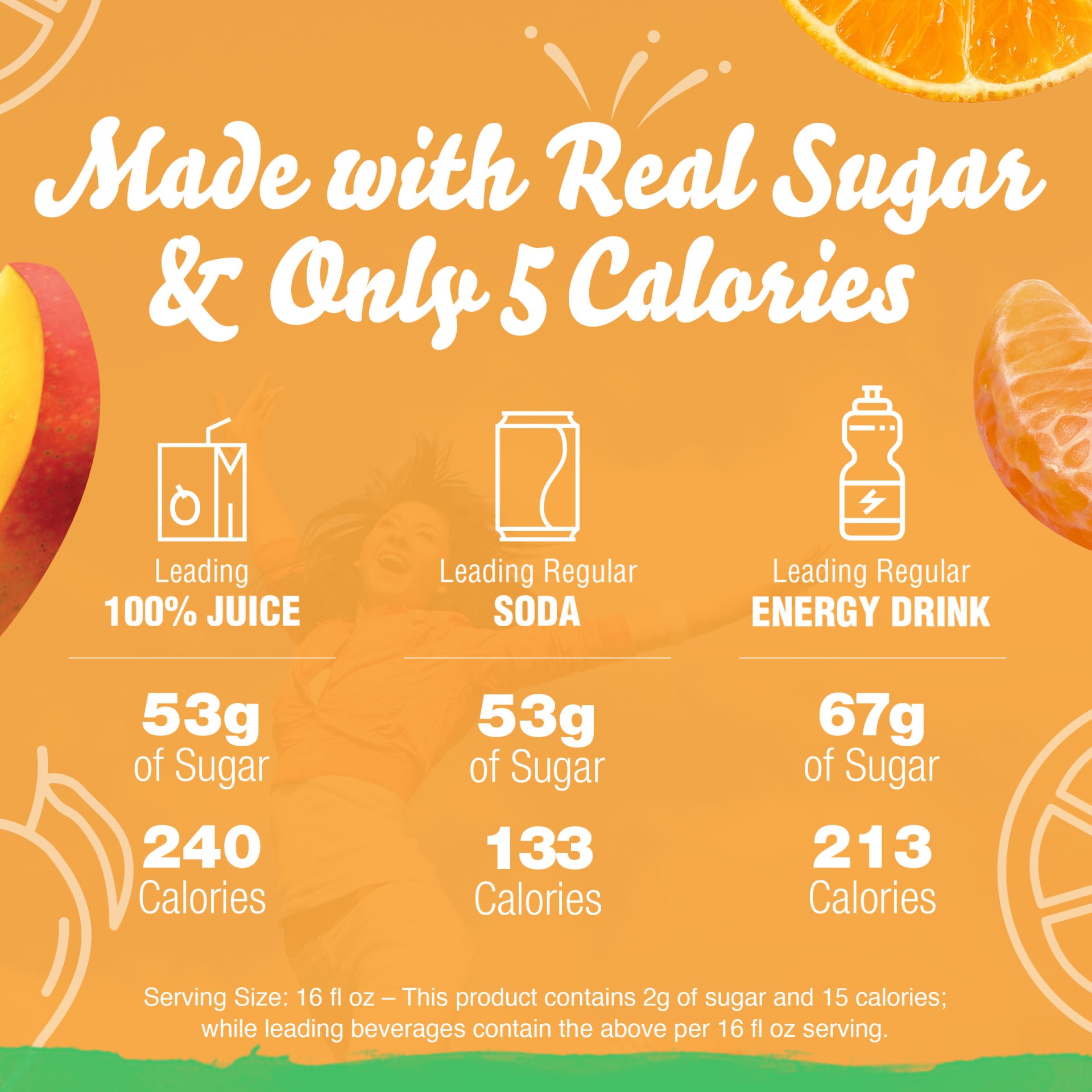 slide 4 of 7, Crystal Light Pure Tangerine Mango Naturally Flavored Powdered Drink Mix with No Artificial Sweeteners On-the-Go Packets, 7 ct; 0.14 oz