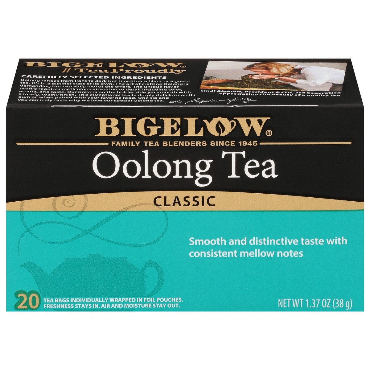 slide 1 of 12, Bigelow Oolong Tea, 20 ct