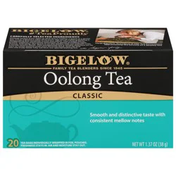 Bigelow Oolong Tea, Tea bags, 20 TB, 20 individually wrapped tea bags