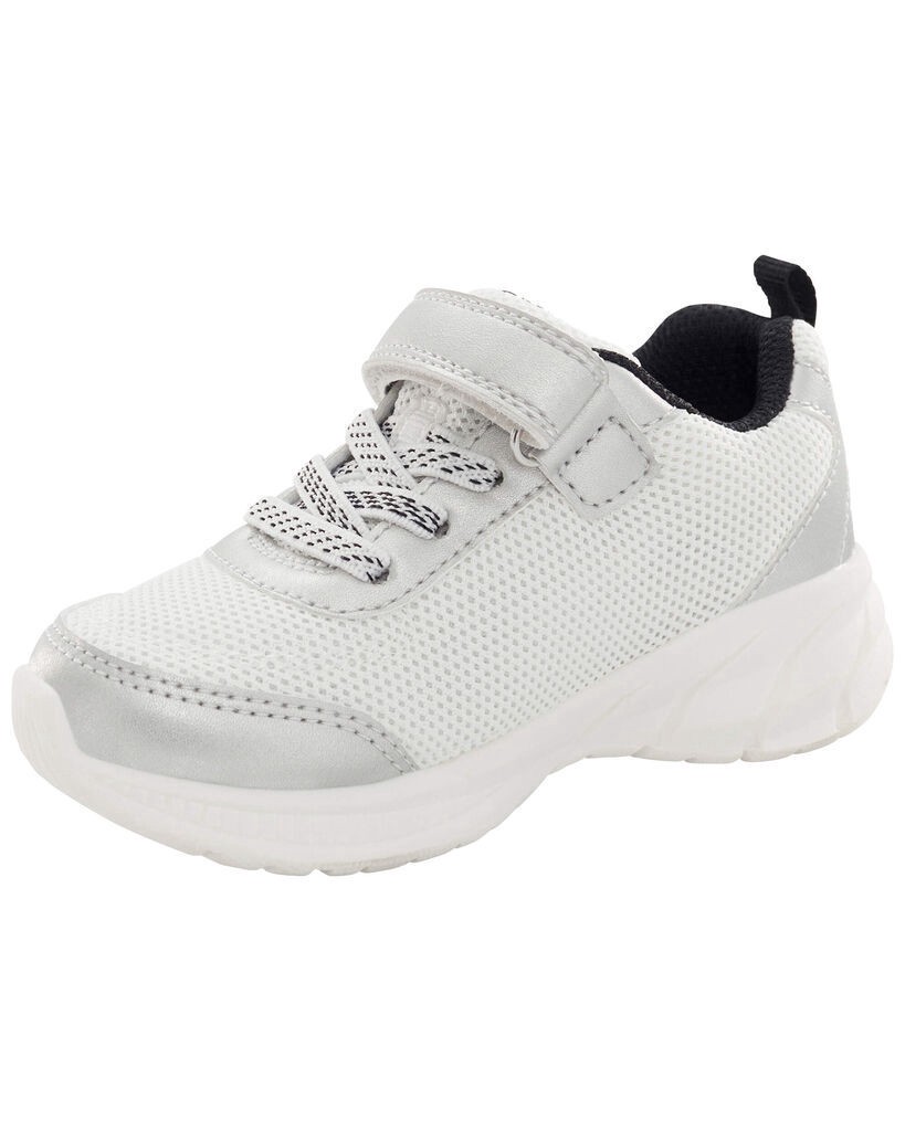 slide 6 of 6, Carter's Toddler Athletic Sneakers White 12, 1 ct
