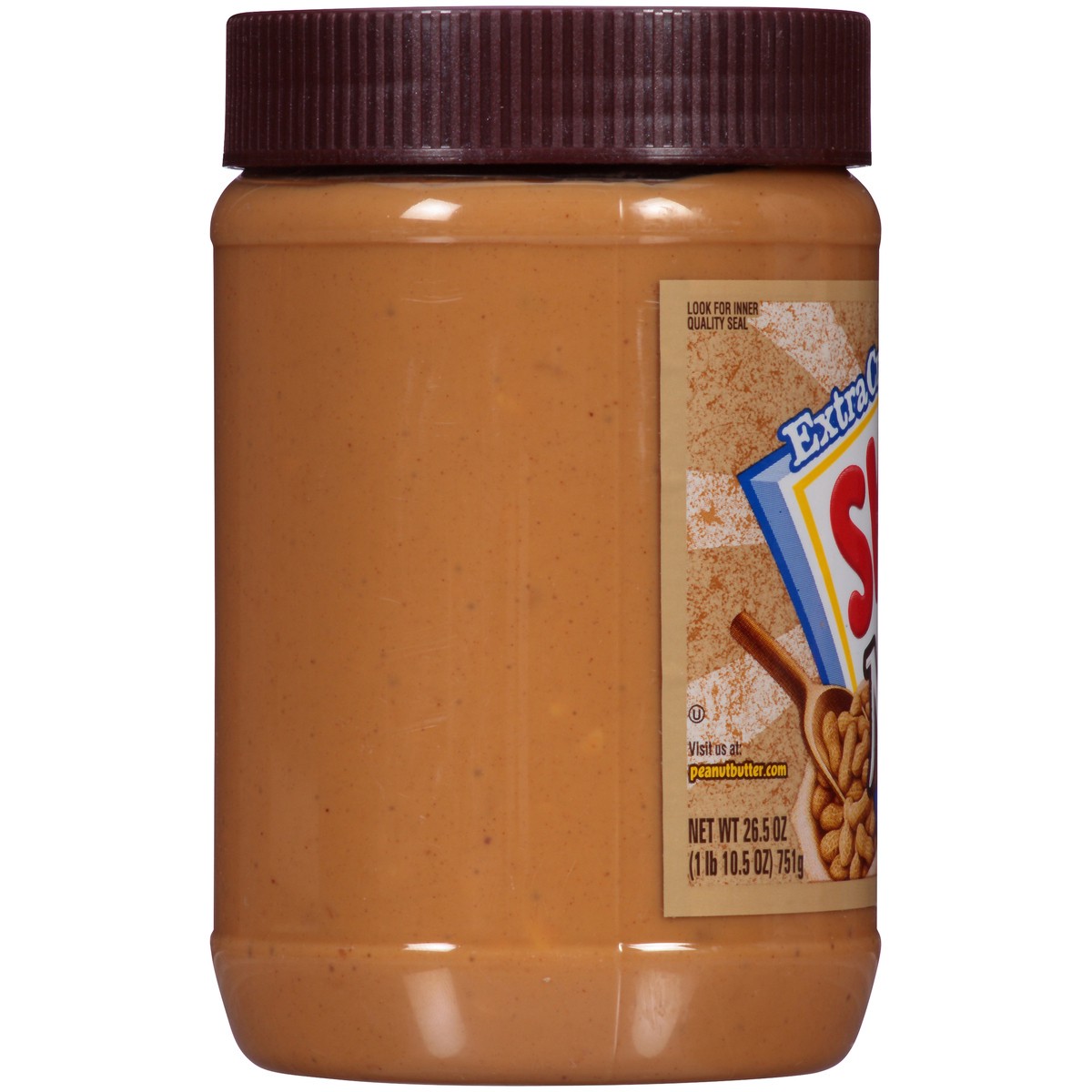 slide 2 of 7, Skippy Super Chunk Extra Crunchy Natural Peanut Butter Spread 26.5 oz. Jar, 26.5 oz