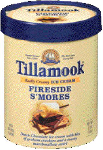 slide 1 of 1, Tillamook Fireside S'Mores Ice Cream, 56 fl oz