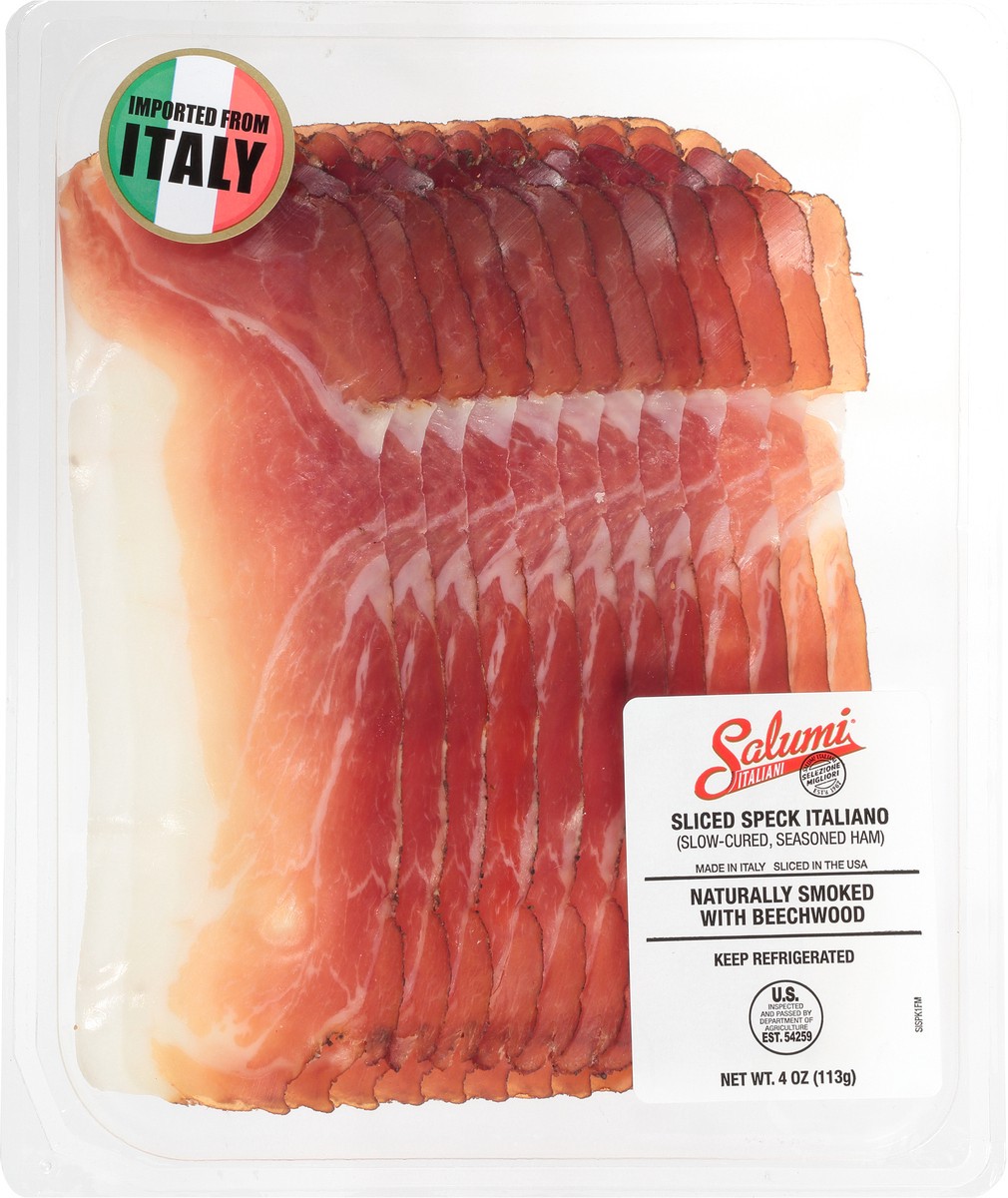 slide 7 of 9, Salumi Italiani Speck Italiano Sliced, 4 oz