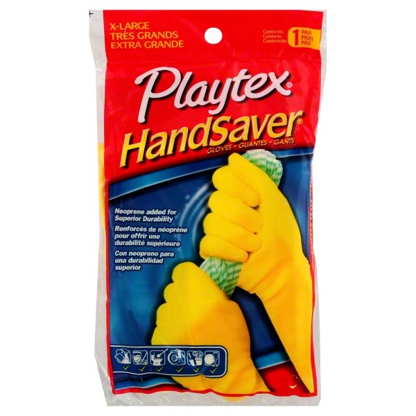 slide 1 of 1, Playtex Hand Saver Extra Large Glove, 1 pair