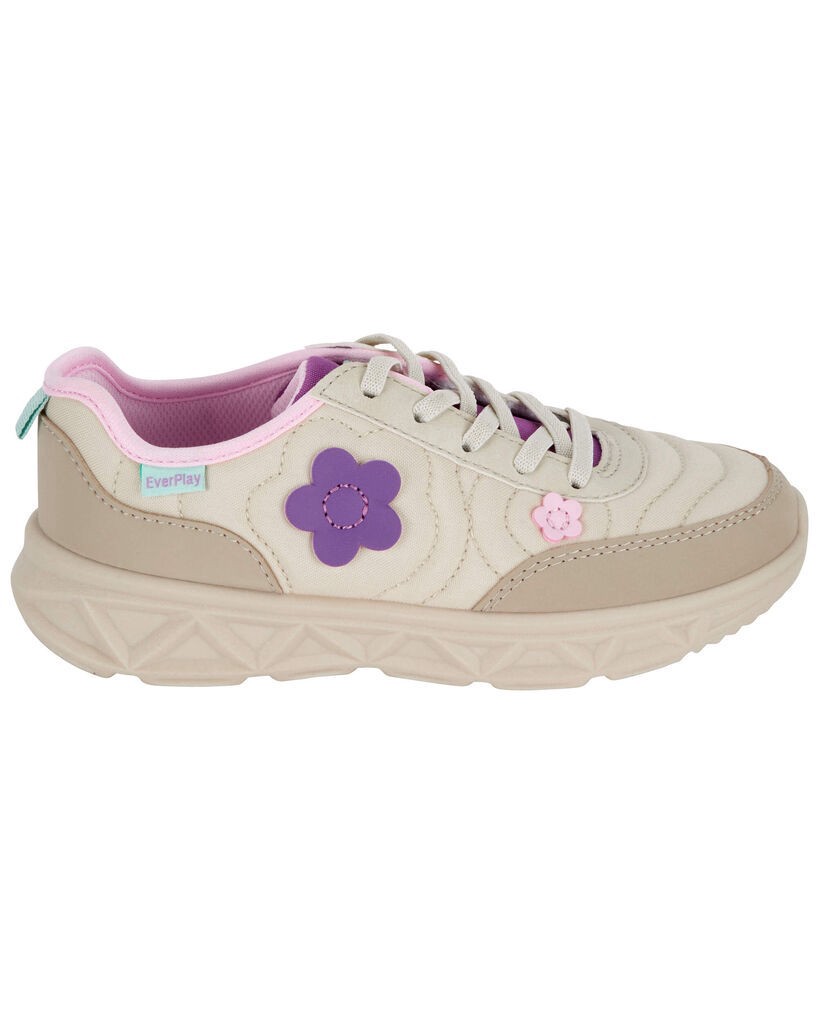 slide 2 of 6, Oshkosh Kid Groovy Easy-On Sneakers Tan 1Y, 1 ct