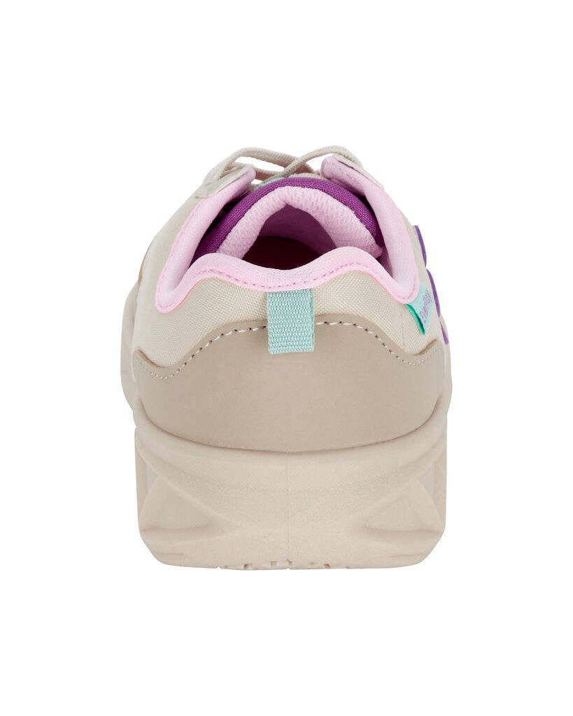 slide 5 of 6, Oshkosh Kid Groovy Easy-On Sneakers Tan 1Y, 1 ct