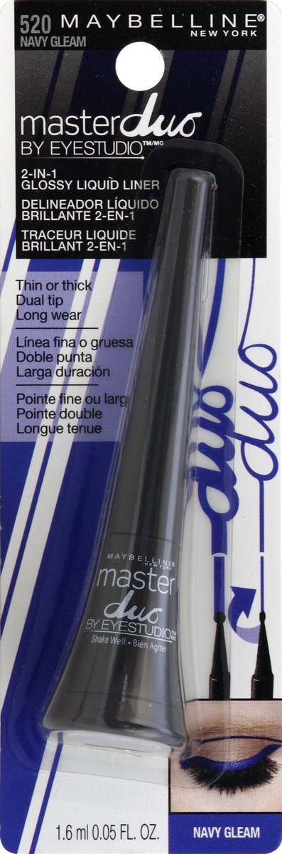 slide 3 of 3, Maybelline Glossy Liquid Liner 0.05 oz, 0.05 oz