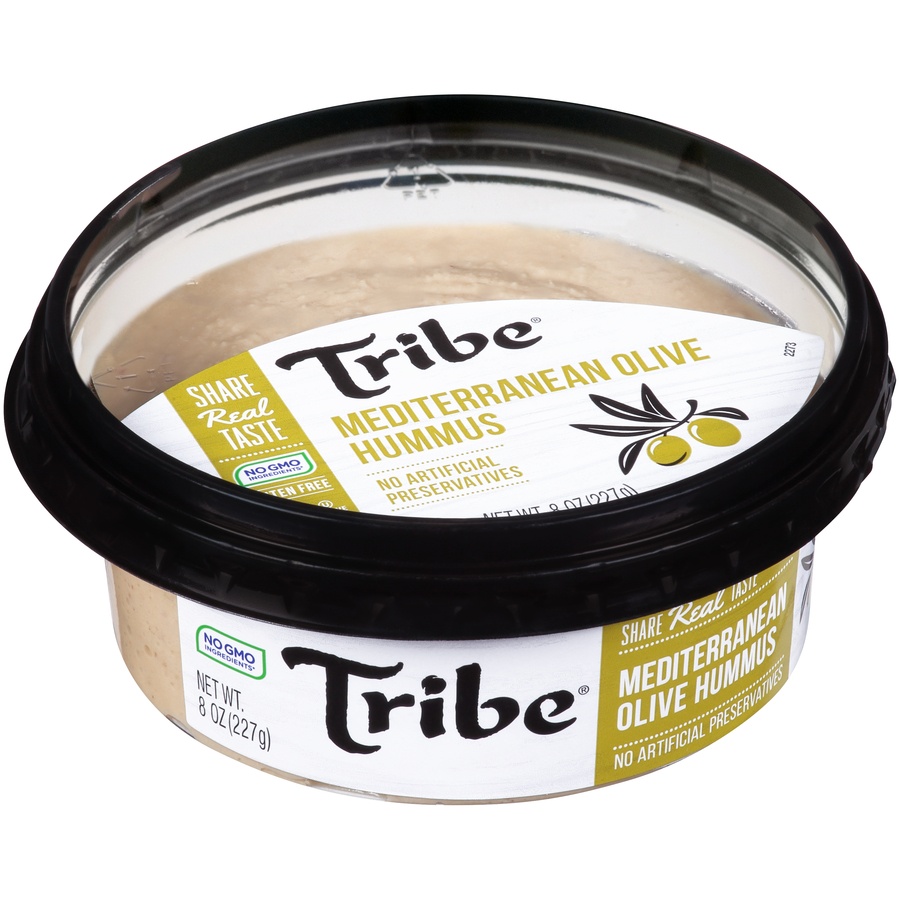 slide 2 of 8, Tribe Hummus Mediterranean Style, 8 oz