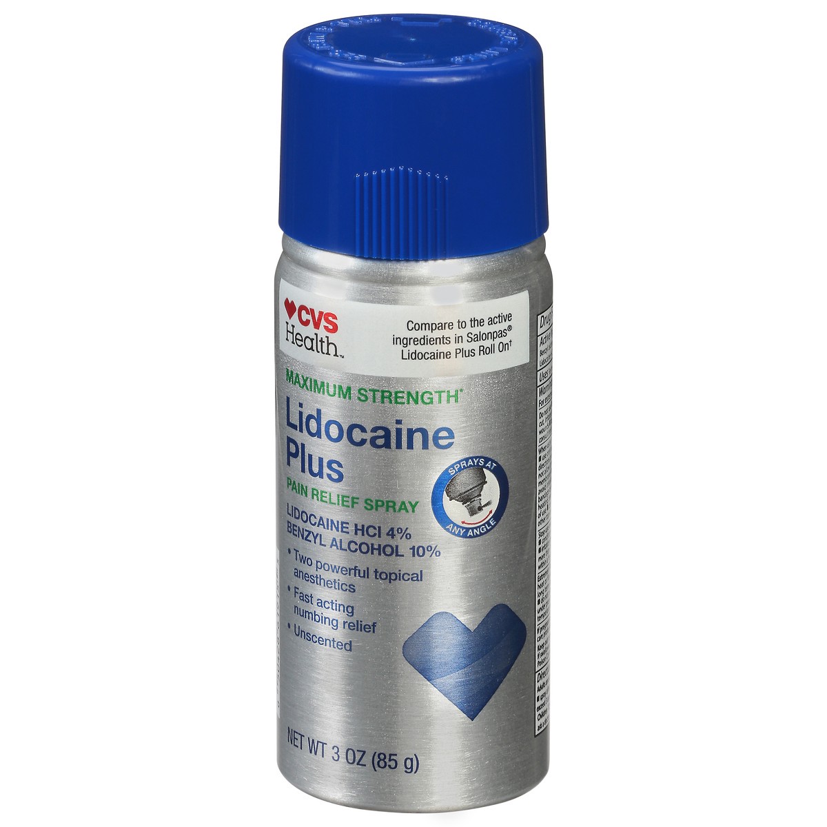 slide 6 of 12, CVS Health Maximum Strength Lidocaine Plus Pain Relief Dry Spray, 3 Oz, 3 oz