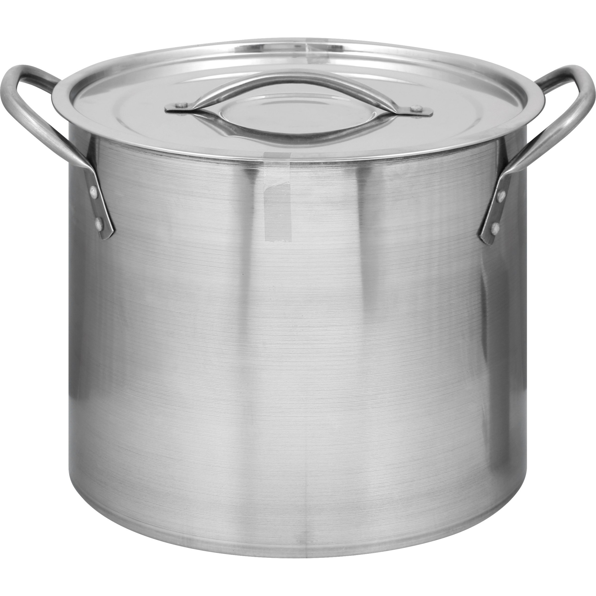 slide 1 of 1, Good Cook Stainless Steel Stock Pot With Lid, 8 qt