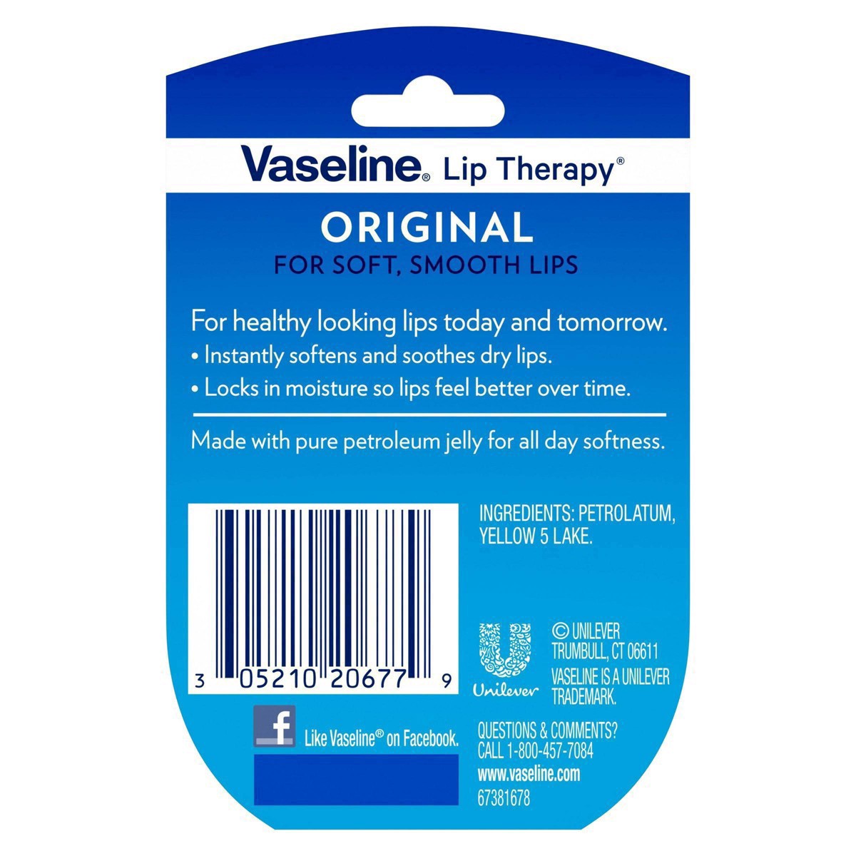 slide 34 of 34, Vaseline Lip Therapy Original 0.25oz, 0.25 oz