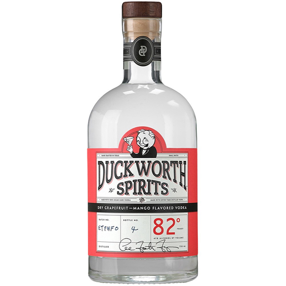 slide 1 of 1, Duckworth Grapefruit & Mango Vodka, 750 ml