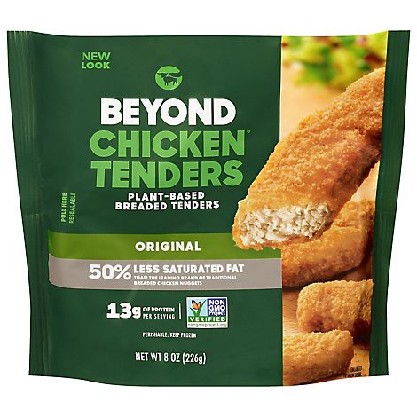 slide 1 of 1, Beyond Meat Beyond Chicken Plant Based Breaded Tenders - 8 Oz, 8 oz