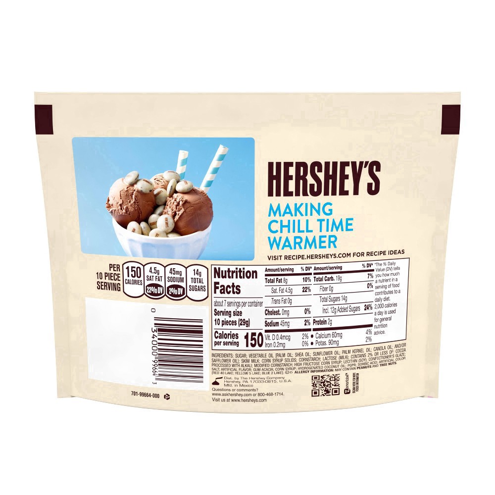 slide 6 of 26, HERSHEY'S DROPS Cookies 'N' Crème Candy, 7.6 oz, Bag (8 Ct.), 7.6 oz