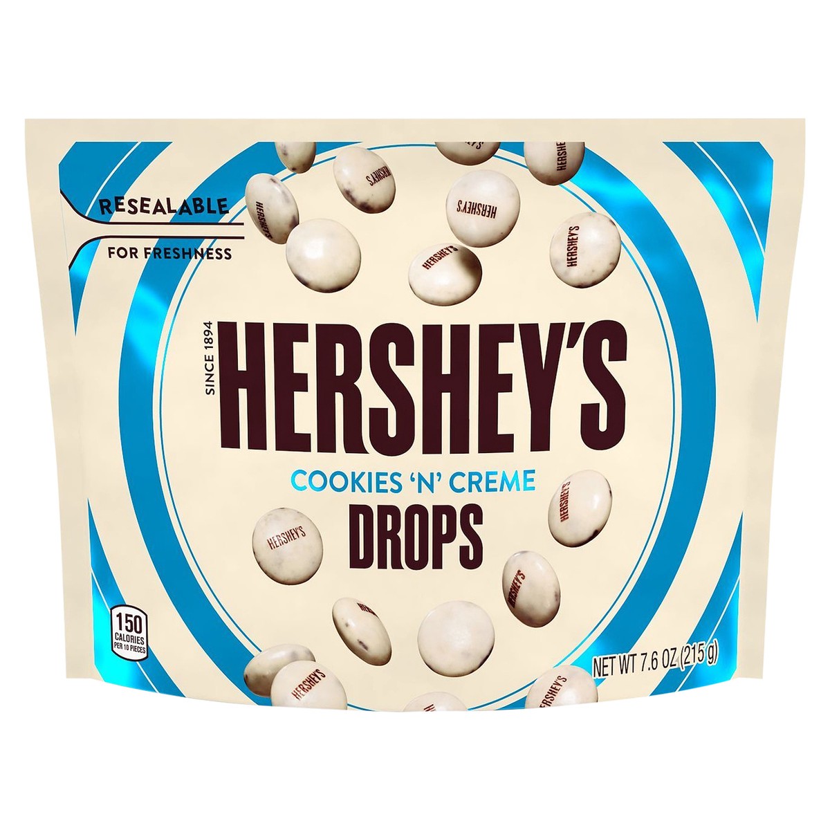slide 1 of 3, Hershey's Cookies 'N' Creme Drops, 7.6 oz