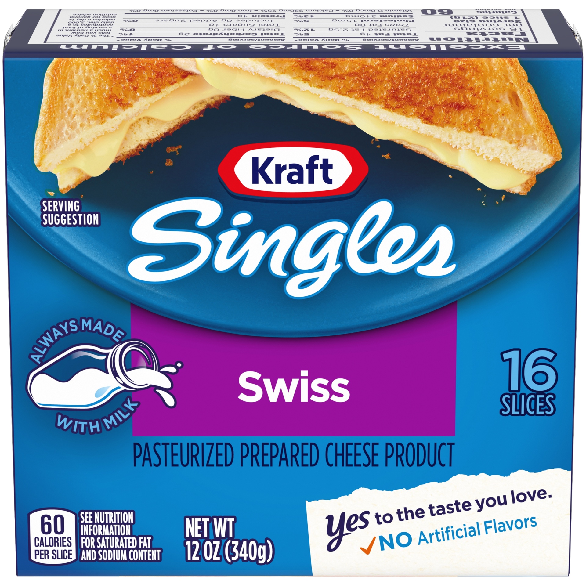Kraft Singles Swiss Cheese Slices Pack 12 oz Shipt